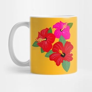 Hibiscus Flowers Mug